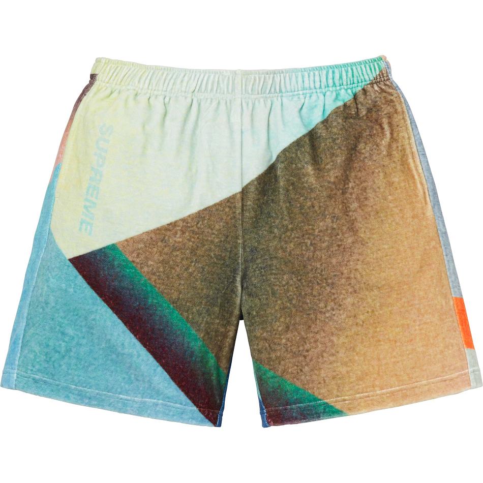 Pantalones Cortos Supreme Geo Velour Multicolor | Supreme 264KI